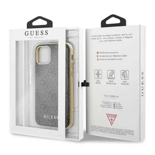 GUESS 4G Charms iPhone 11 Pro tok szürke - 7