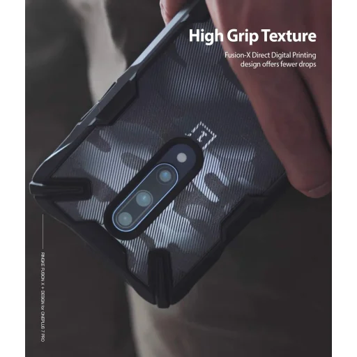 Ringke Fusion X OnePlus 7 Pro Camo Black tok - 3