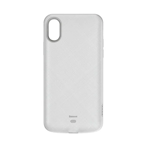 iPhone XS Baseus Continuous Backpack tok és powerbank 4000 mAh fehér - 1