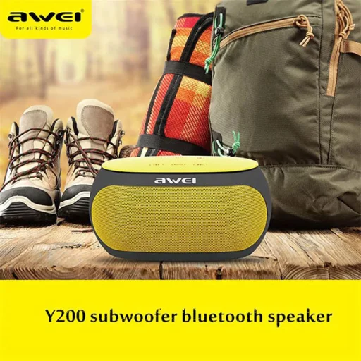 Awei Y200 vezeték nélküli bluetooth hangszóró rose gold - 11