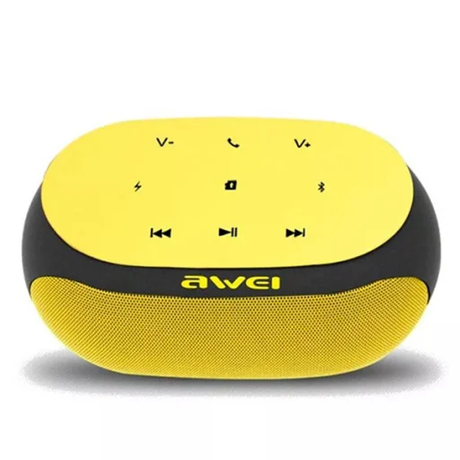 Awei Y200 vezeték nélküli bluetooth hangszóró sárga - 4