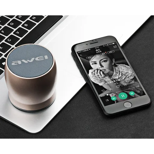 Awei Y500 vezeték nélküli bluetooth hangszóró arany - 8