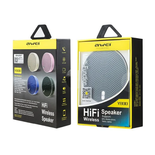 Awei Y800 vezeték nélküli bluetooth hangszóró rose gold - 9