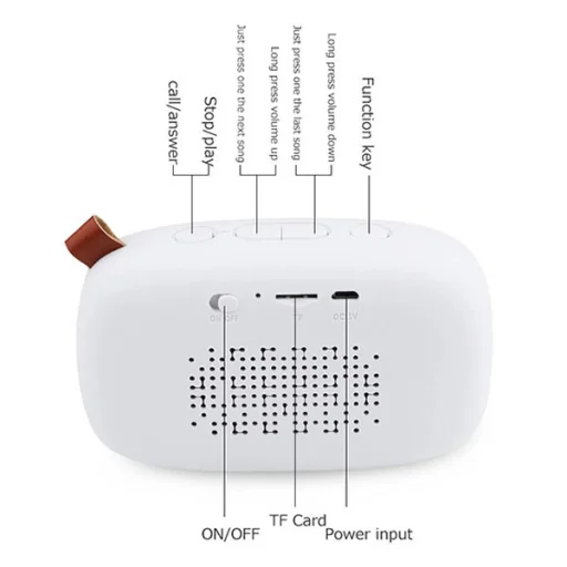 Awei Y900 vezeték nélküli bluetooth hangszóró rose gold - 5