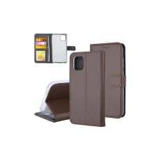 Fliptok kártyatartóval iPhone 11 Pro Max barna