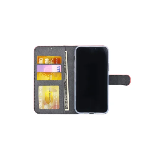 Fliptok kártyatartóval iPhone 11 piros - 2