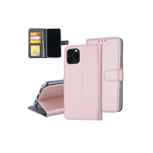 Fliptok kártyatartóval iPhone 11 pro rózsa arany - 1