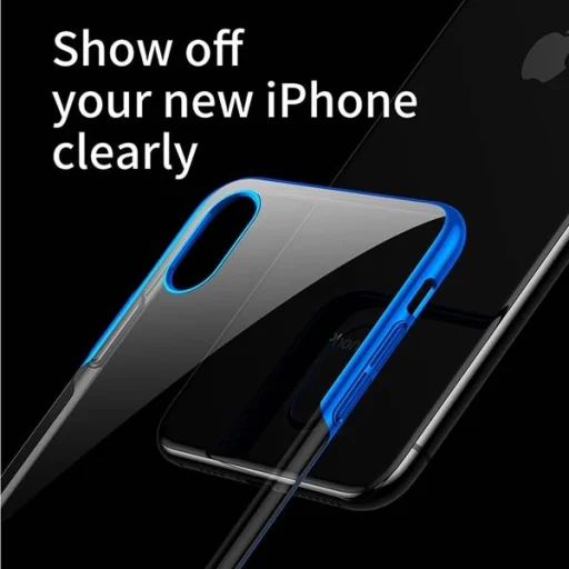 Baseus Glitter tok iPhone XR kék - 7