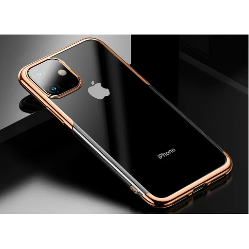 Baseus Glitter tok iPhone 11 arany kerettel - 2
