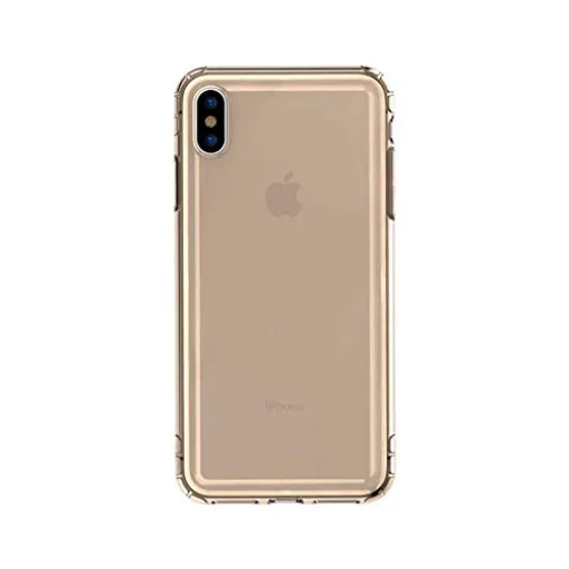 Baseus Airbag TPU tok iPhone XS MAX áttetsző arany - 1