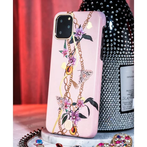 Kingxbar Luxury tok Swarovski kristály díszítéssel iPhone 11 pink színben - 9