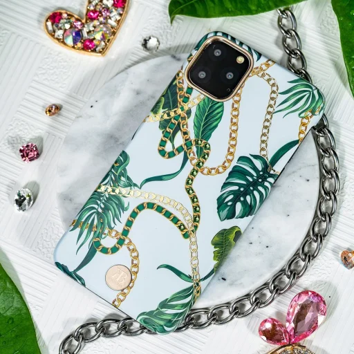 Kingxbar Luxury tok Swarovski kristály díszítéssel iPhone 11 pink színben - 10