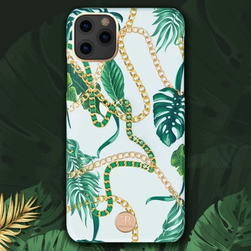 Kingxbar Luxury tok Swarovski kristály díszítéssel iPhone 11 pink színben - 5