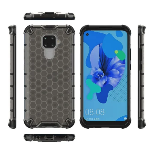 Honeycomb armor TPU tok Huawei Mate 30 Lite fekete - 6