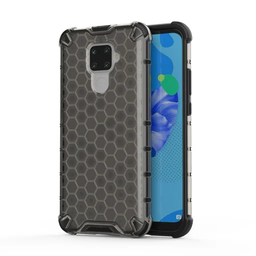 Honeycomb armor TPU tok Huawei Mate 30 Lite fekete - 1
