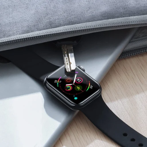 Baseus 0.2 mm ívelt kijelzővédő fólia Apple Watch 4 44 mm (SGAPWA4-H01) - 1
