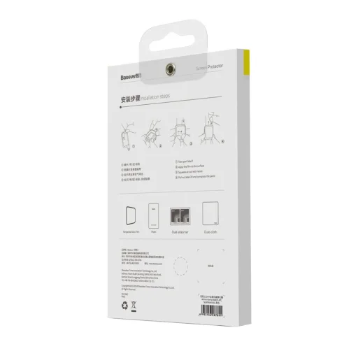 Baseus 0.2 mm ívelt kijelzővédő fólia Apple Watch 4 44 mm (SGAPWA4-H01) - 8