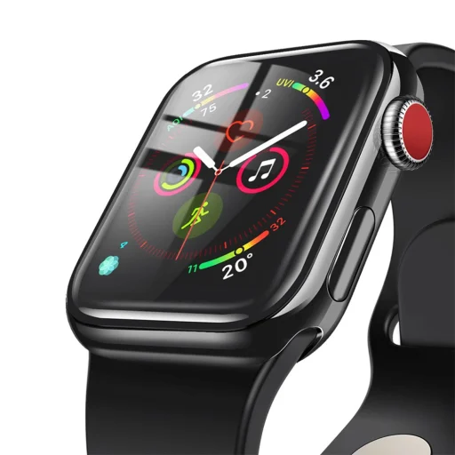 Baseus 0.2 mm ívelt kijelzővédő fólia Apple Watch 4 44 mm (SGAPWA4-H01) - 4