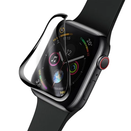 Baseus 0.2 mm ívelt kijelzővédő fólia Apple Watch 4 44 mm (SGAPWA4-H01) - 5