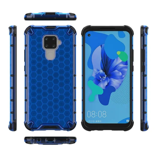Honeycomb armor TPU tok Huawei Mate 30 Lite kék - 6