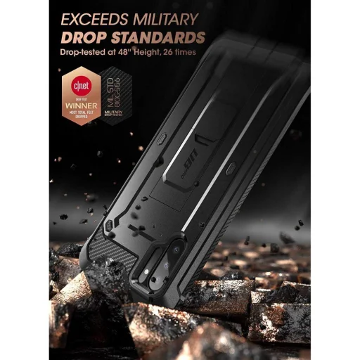 Samsung Note 10 fekete Supcase Unicorn Beetle Pro tok - 3