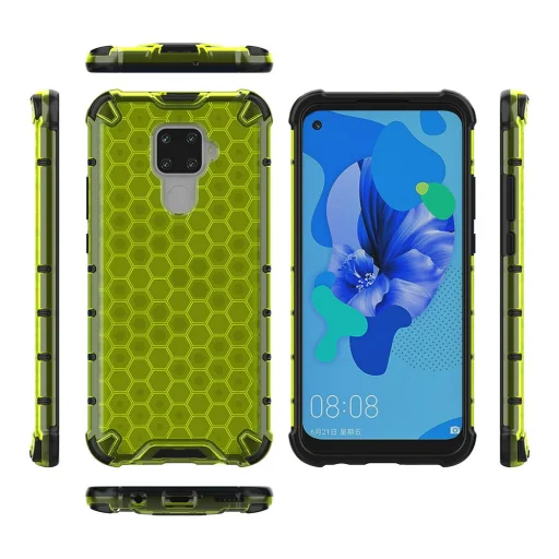Honeycomb armor TPU tok Huawei Mate 30 Lite sárga - 7
