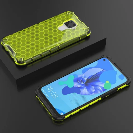 Honeycomb armor TPU tok Huawei Mate 30 Lite sárga - 8