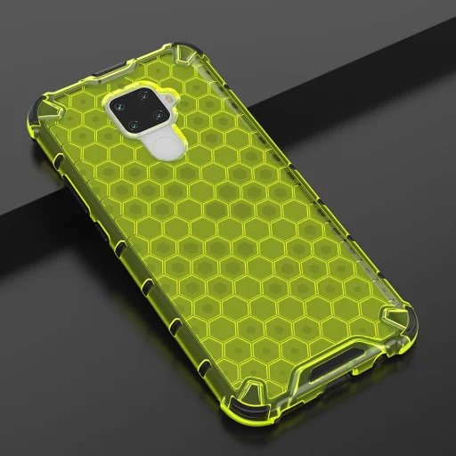 Honeycomb armor TPU tok Huawei Mate 30 Lite sárga - 9