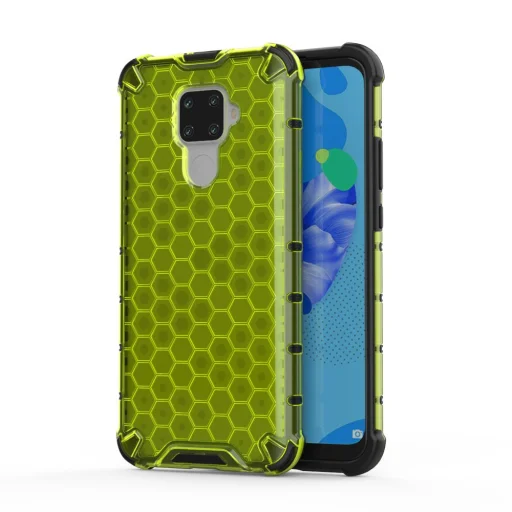 Honeycomb armor TPU tok Huawei Mate 30 Lite sárga - 1