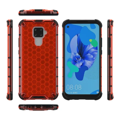 Honeycomb armor TPU tok Huawei Mate 30 Lite piros - 6