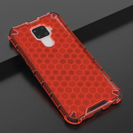 Honeycomb armor TPU tok Huawei Mate 30 Lite piros - 9