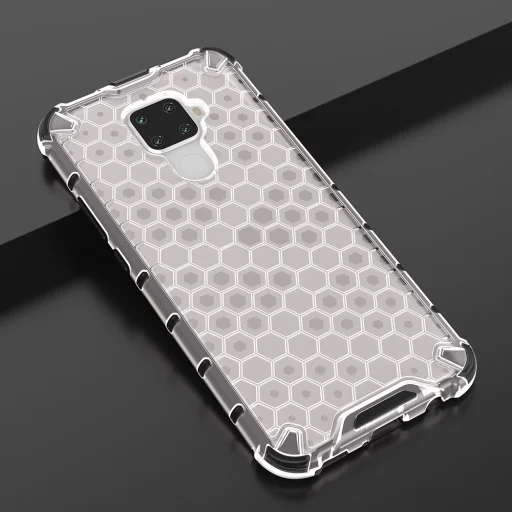 Honeycomb armor TPU tok Huawei Mate 30 Lite áttetsző - 9