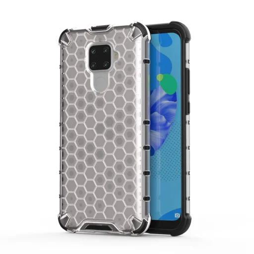 Honeycomb armor TPU tok Huawei Mate 30 Lite áttetsző - 1