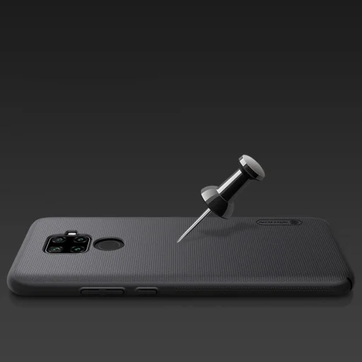 Nillkin Super Frosted Shield tok + ajándék támaszték Huawei Mate 30 Lite fekete - 12