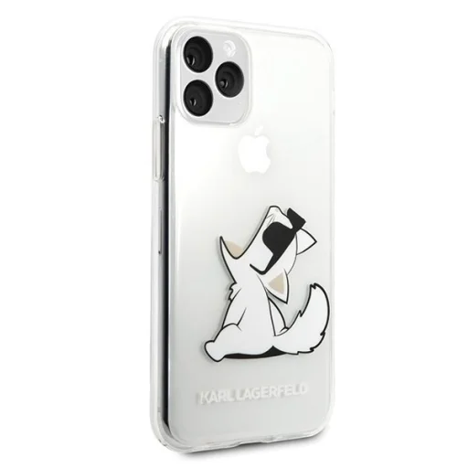 Karl Lagerfeld Choupette mintás tok iPhone 11 átlátszó - 5
