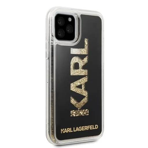 Karl Lagerfeld Logo flitteres tok iPhone 11 fekete - 6