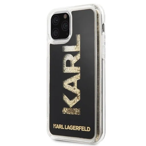 Karl Lagerfeld Logo flitteres tok iPhone 11 fekete - 2