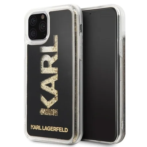 Karl Lagerfeld Logo flitteres tok iPhone 11 fekete - 1