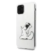 Karl Lagerfeld Choupette mintás tok iPhone 11 átlátszó - 2