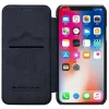 Xiaomi 12/12X Nillkin Qin bőr fliptok fekete - 4