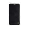 Xiaomi 12/12X Nillkin Qin bőr fliptok fekete