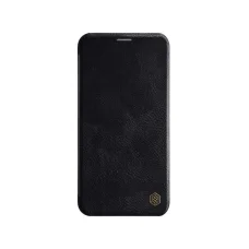 iPhone 15 Pro Max Nillkin Qin bőr fliptok fekete