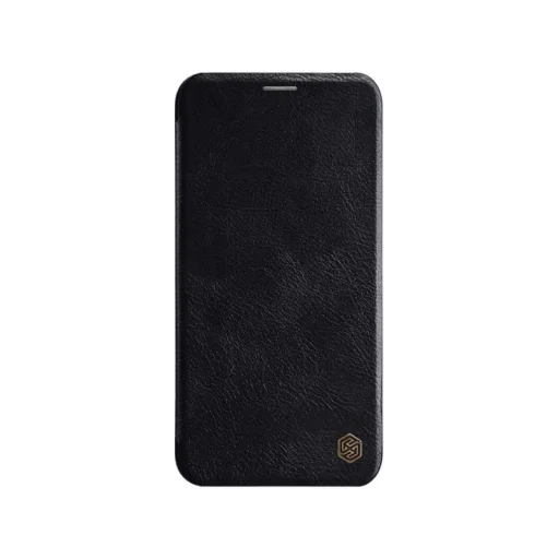 iPhone 15 Pro Max Nillkin Qin bőr fliptok fekete - 1