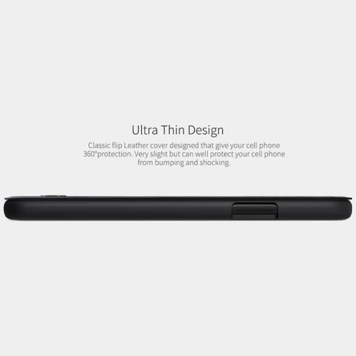Nillkin Qin bőr fliptok iPhone 11 Pro MAX fekete - 5