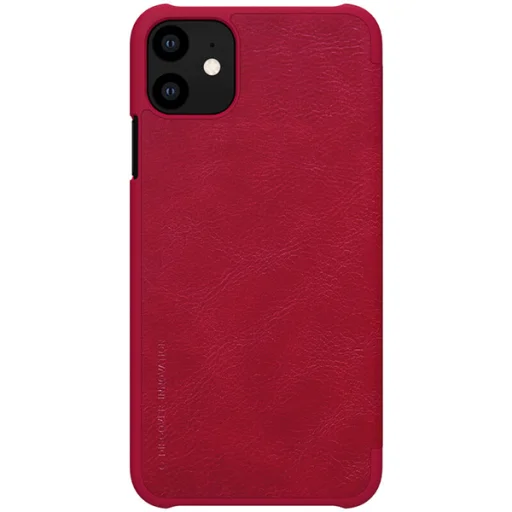 Nillkin Qin bőr fliptok iPhone 11 Pro MAX piros - 2