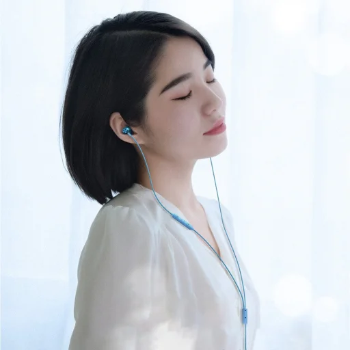 Baseus Encok H13 3.5 mm jack vezetékes fülhallgató mikrofonnal pink (NGH13-04) - 10