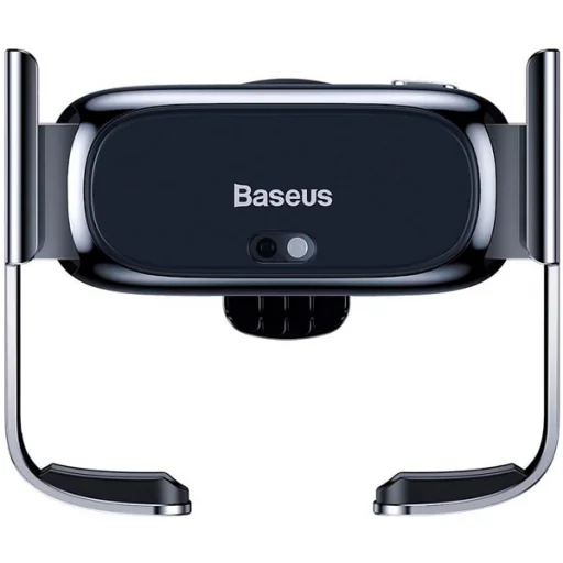 Baseus Mini szellőzőre rögzíthető elektromos autós telefontartó ezüst - 1