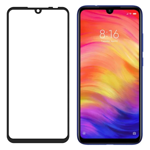 Wozinsky Super Tough kijelzővédő üvegfólia fekete kerettel Xiaomi Redmi 7 fekete - 3