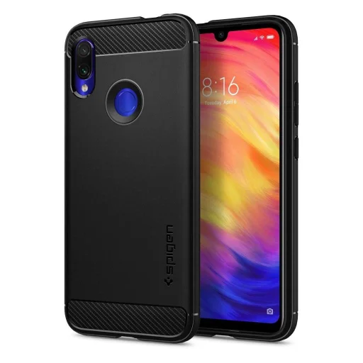 Xiaomi Note 7 Pro/ Note 7 tok fekete Spigen Rugged armor (S34CS26086) - 1