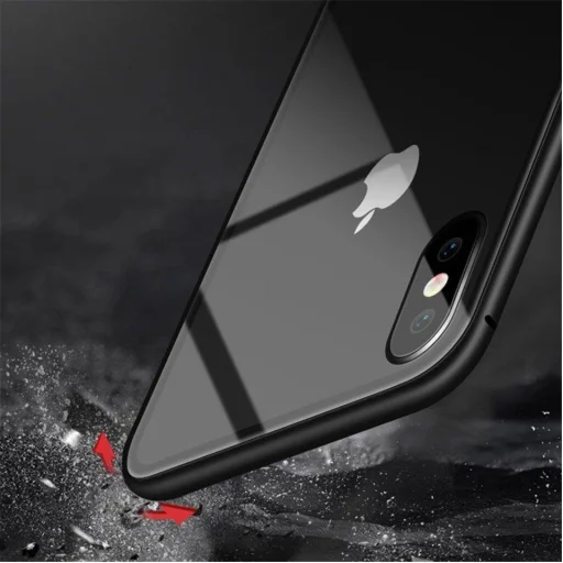Wozinsky mágneses tok iPhone XR fekete/átlátszó - 11